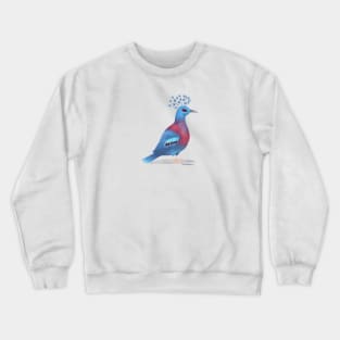 Victoria Crowned Pigeon Crewneck Sweatshirt